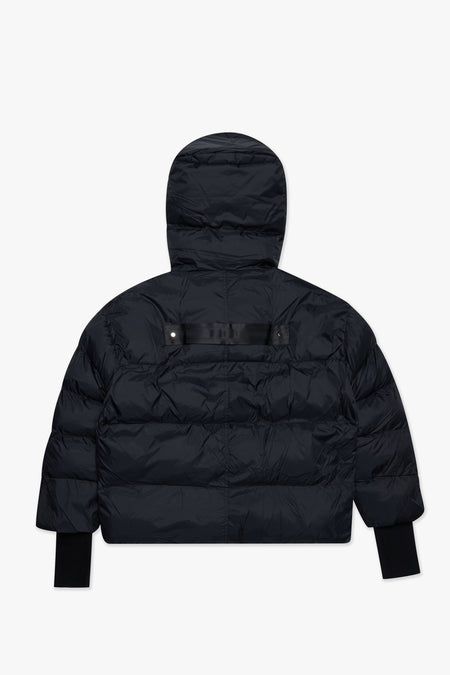 "SOLID" BLACK PUFFER JACKET