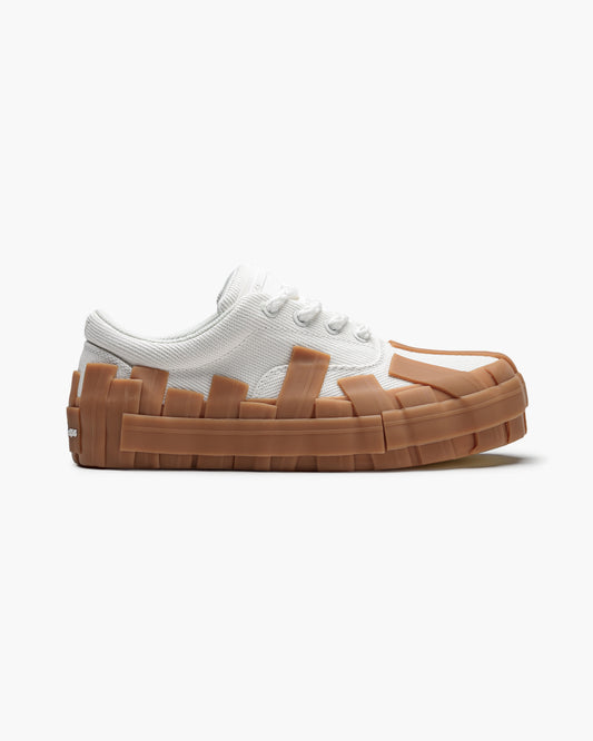Yuratsu 100 White Gum Sneakers