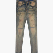 "MR CLEAN 2.0” BLUE SPORCO SKINNY JEAN