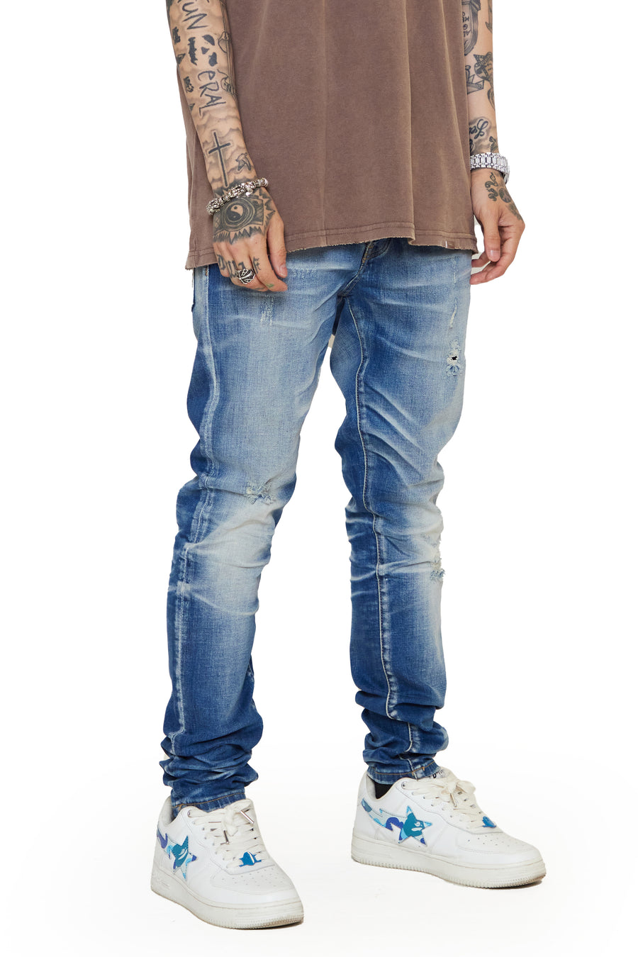 VALABASAS SKINNY “CLASSIFIED” LT WASHED