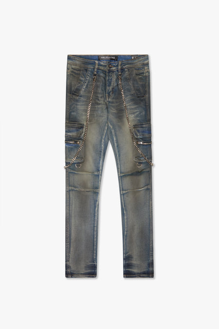 "AURA" DIRTY WASH SKINNY JEAN