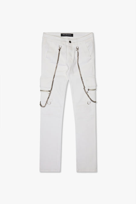 "AURA" WHITE SKINNY JEAN