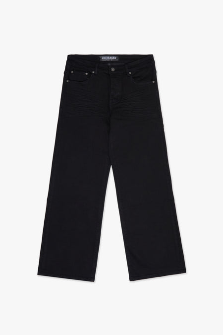 "STREAMLINE" BLACK BAGGY DENIM JEAN