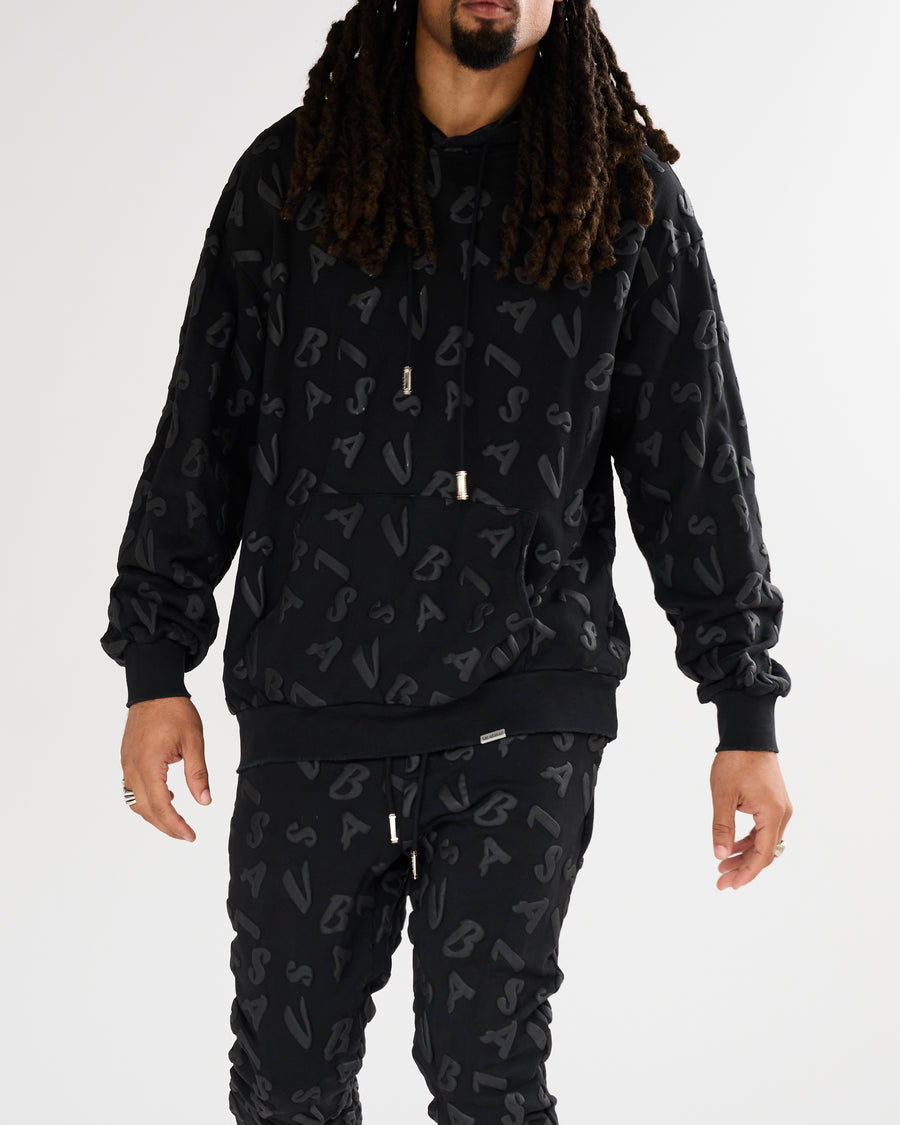 "PULSE" VINTAGE BLACK FLEECE SET