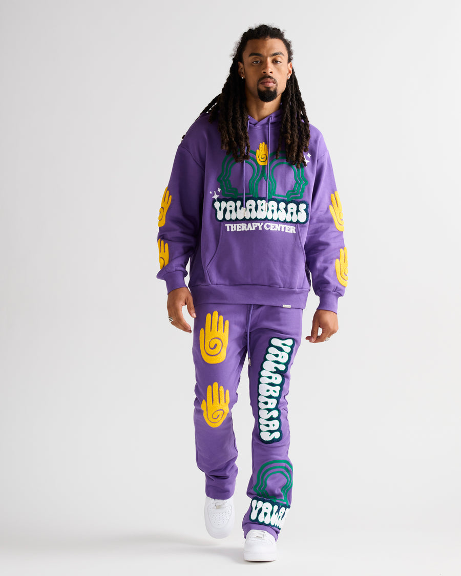 "UNITY" PURPLE FLEECE SET