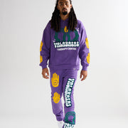 "UNITY" PURPLE FLEECE SET