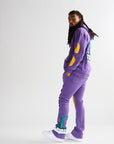 "UNITY" PURPLE FLEECE SET