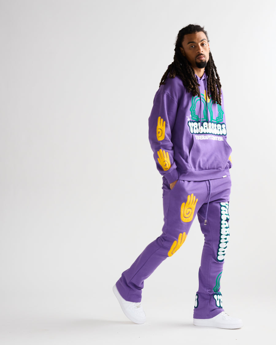 "UNITY" PURPLE FLEECE SET