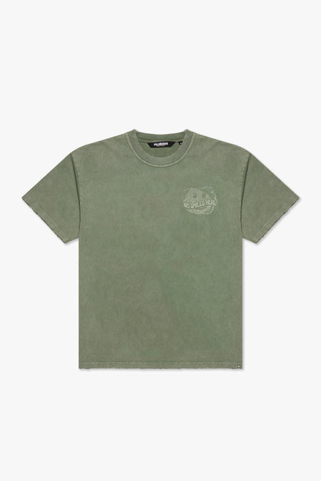 "SWINGS" VINTAGE OLIVE TEE