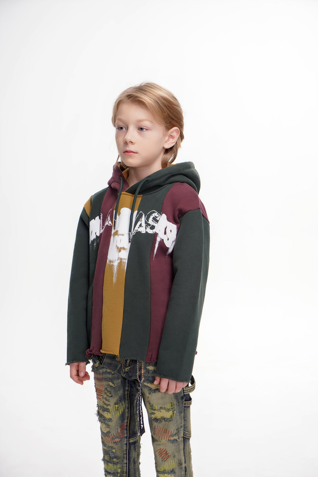Slipped Kids Hoodie Green
