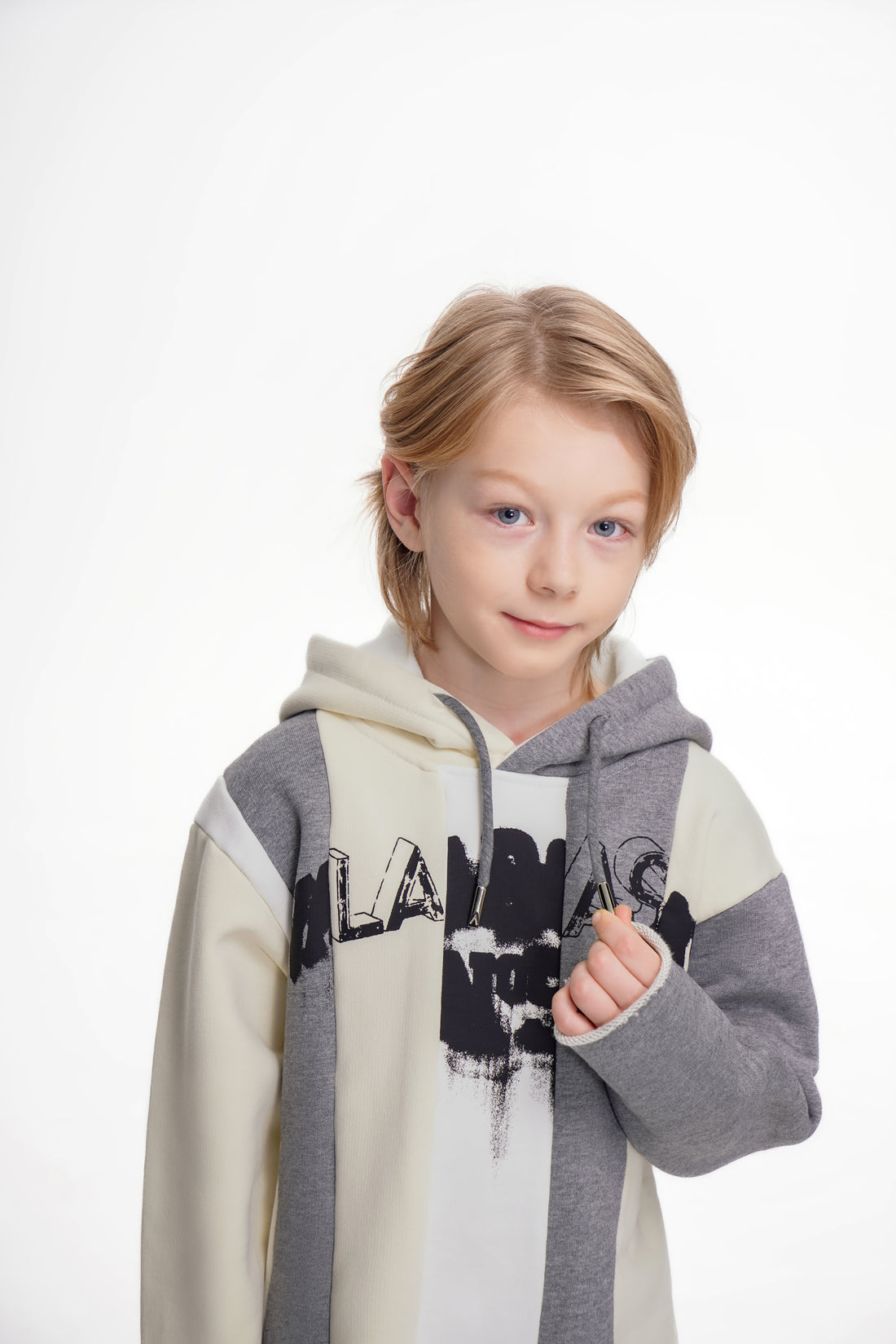 Slipped Kids Hoodie Grey