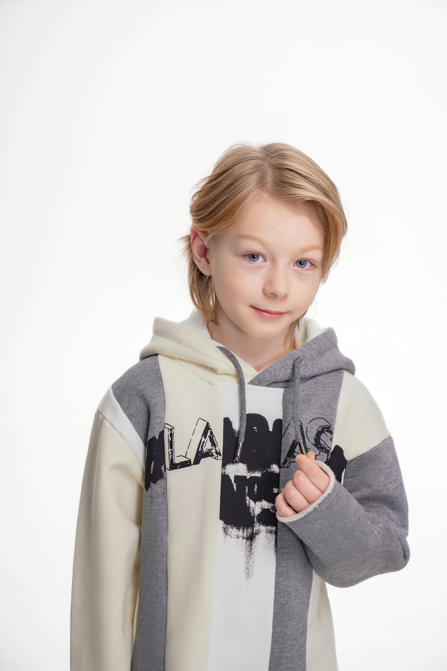 Slipped Kids Hoodie Grey