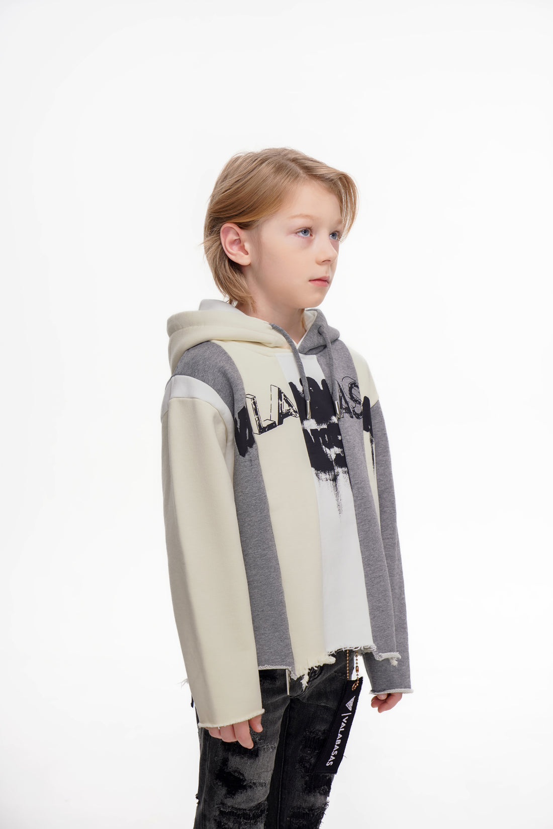 Slipped Kids Hoodie Grey