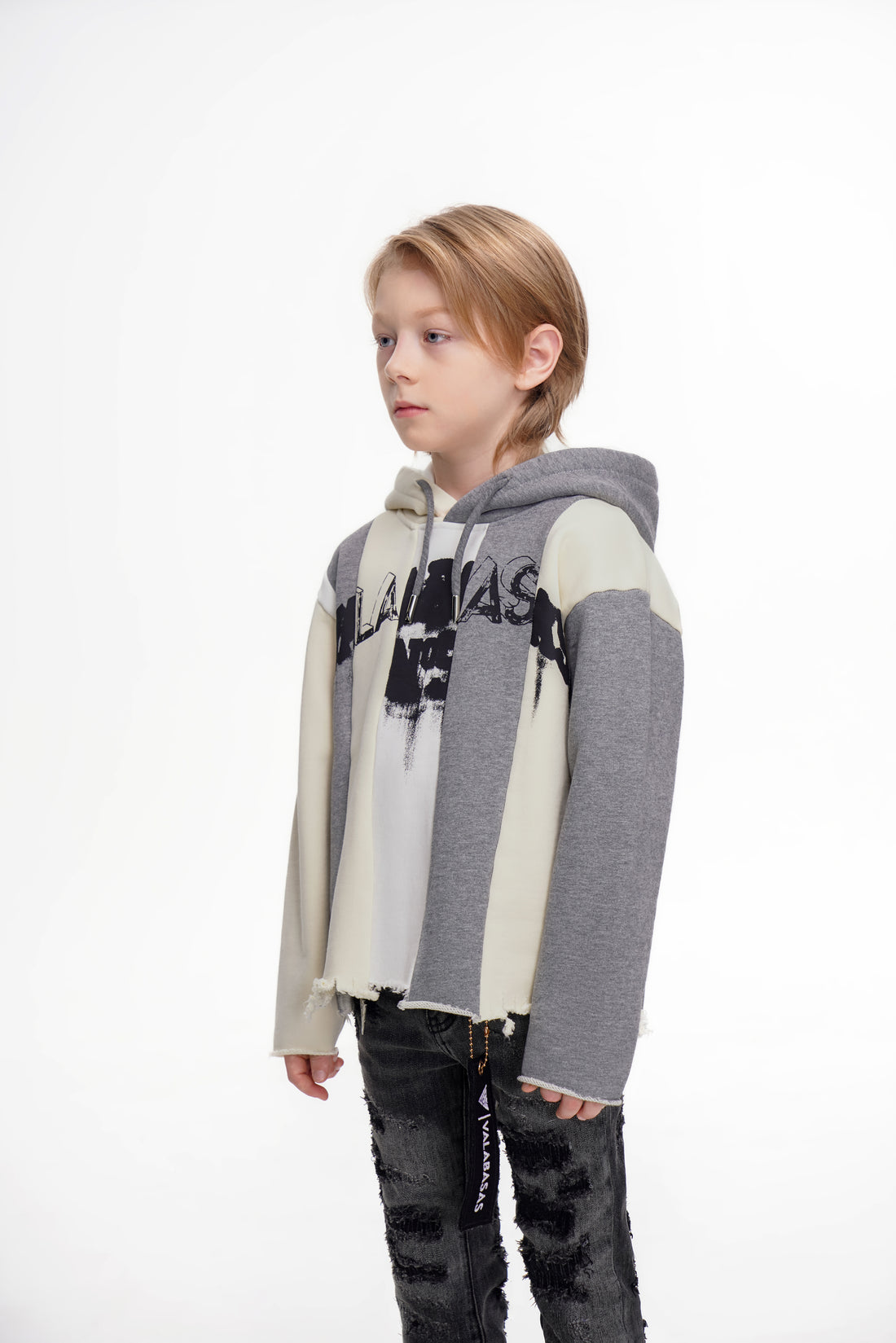 Slipped Kids Hoodie Grey