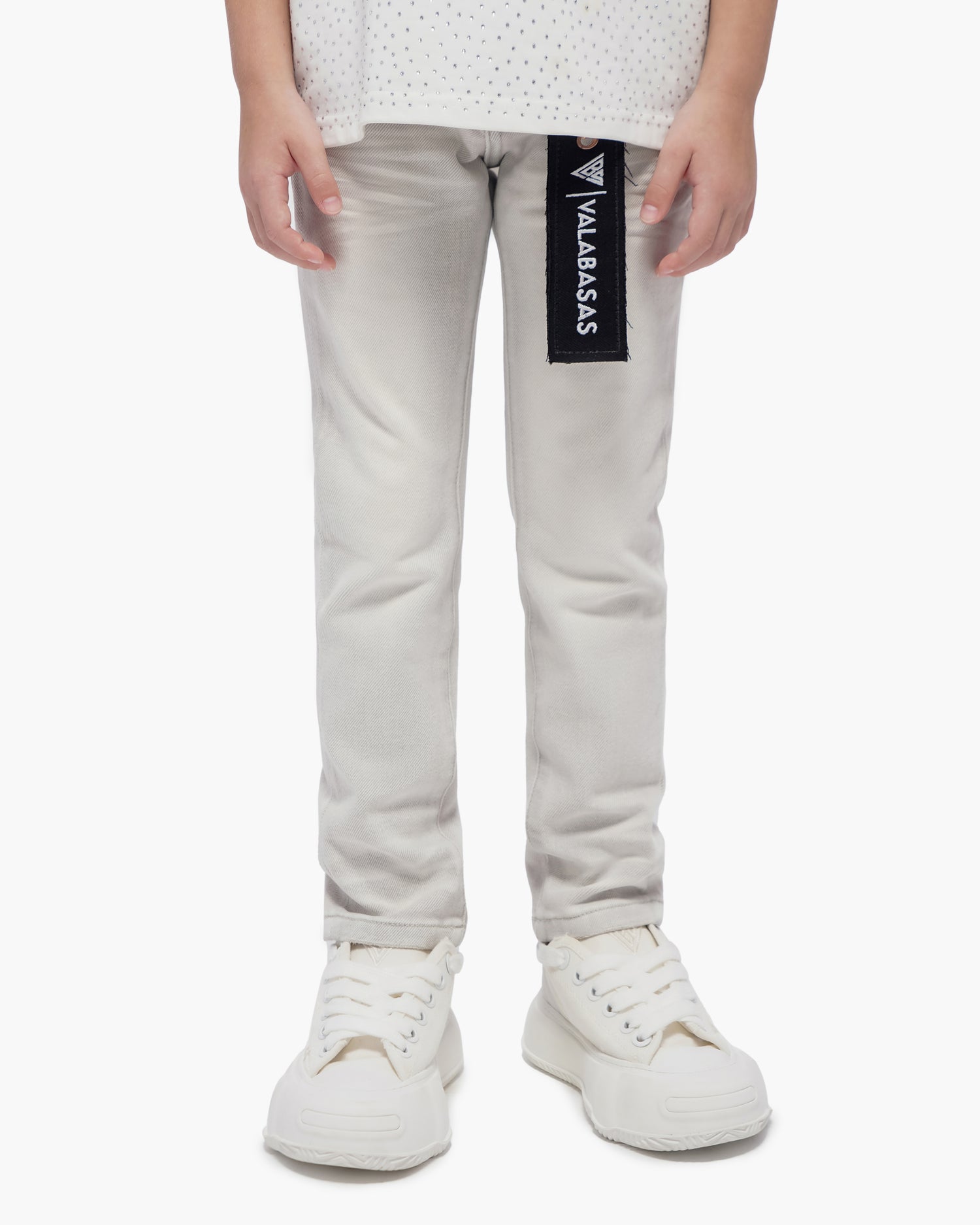 Kids Jr.Slim Snow Grey Jeans