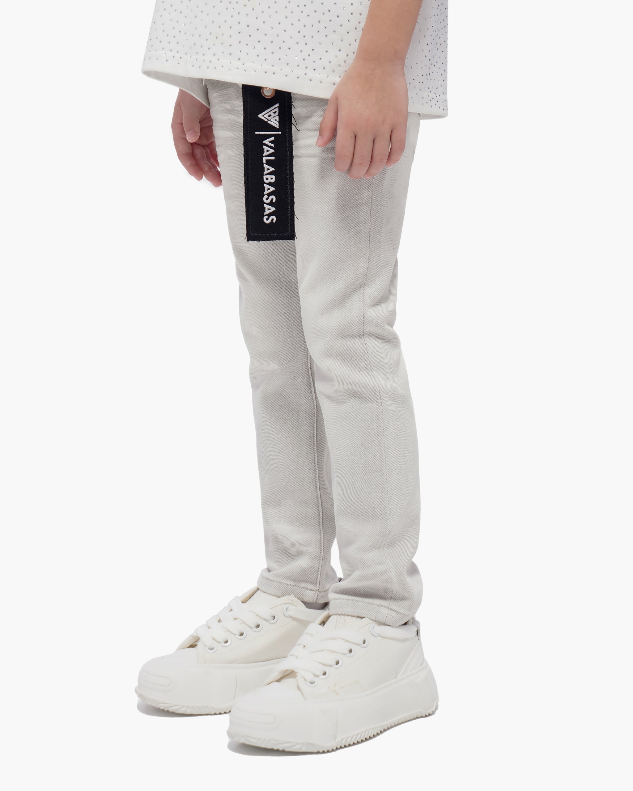 Kids Jr.Slim Snow Grey Jeans