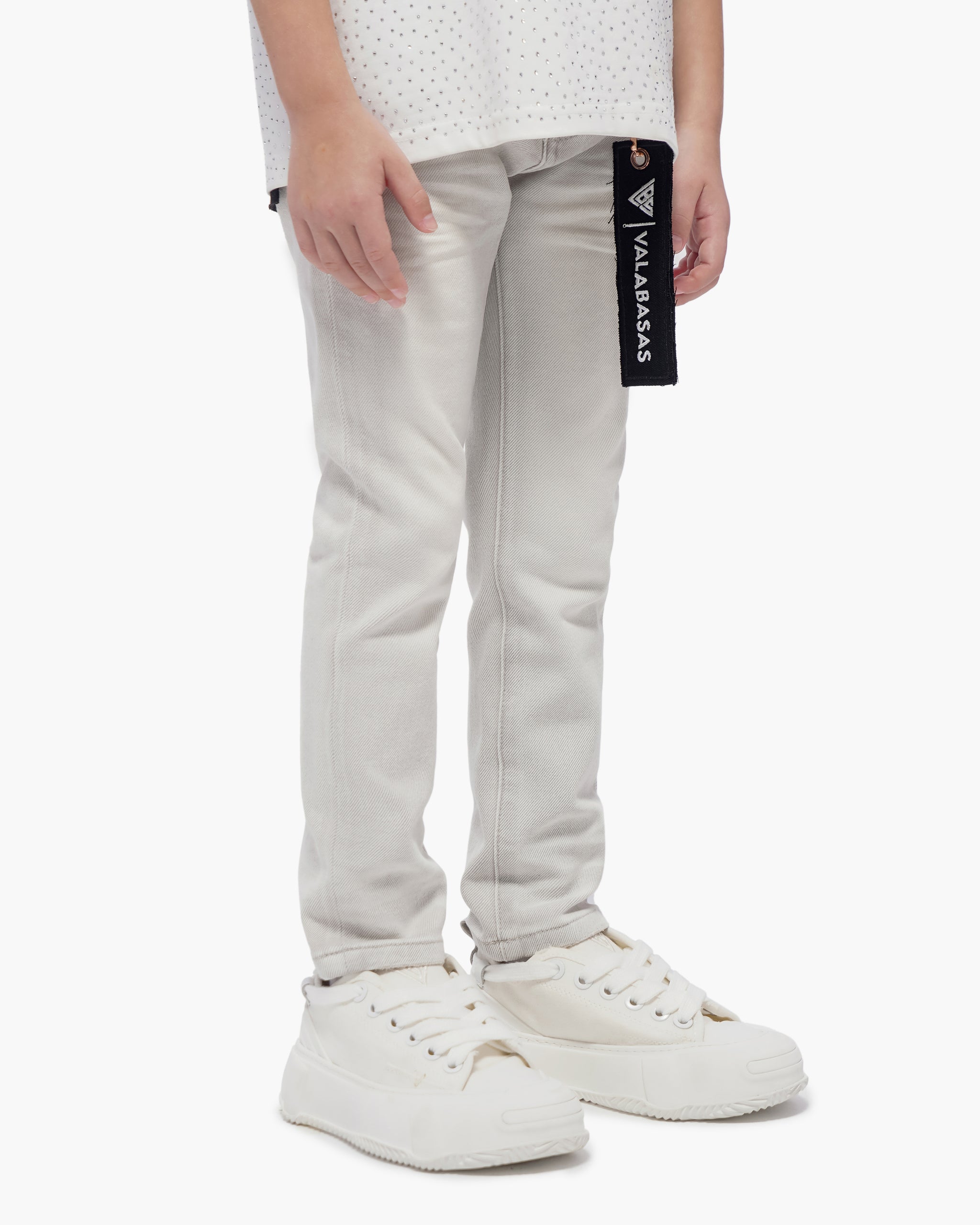 Kids Jr.Slim Snow Grey Jeans