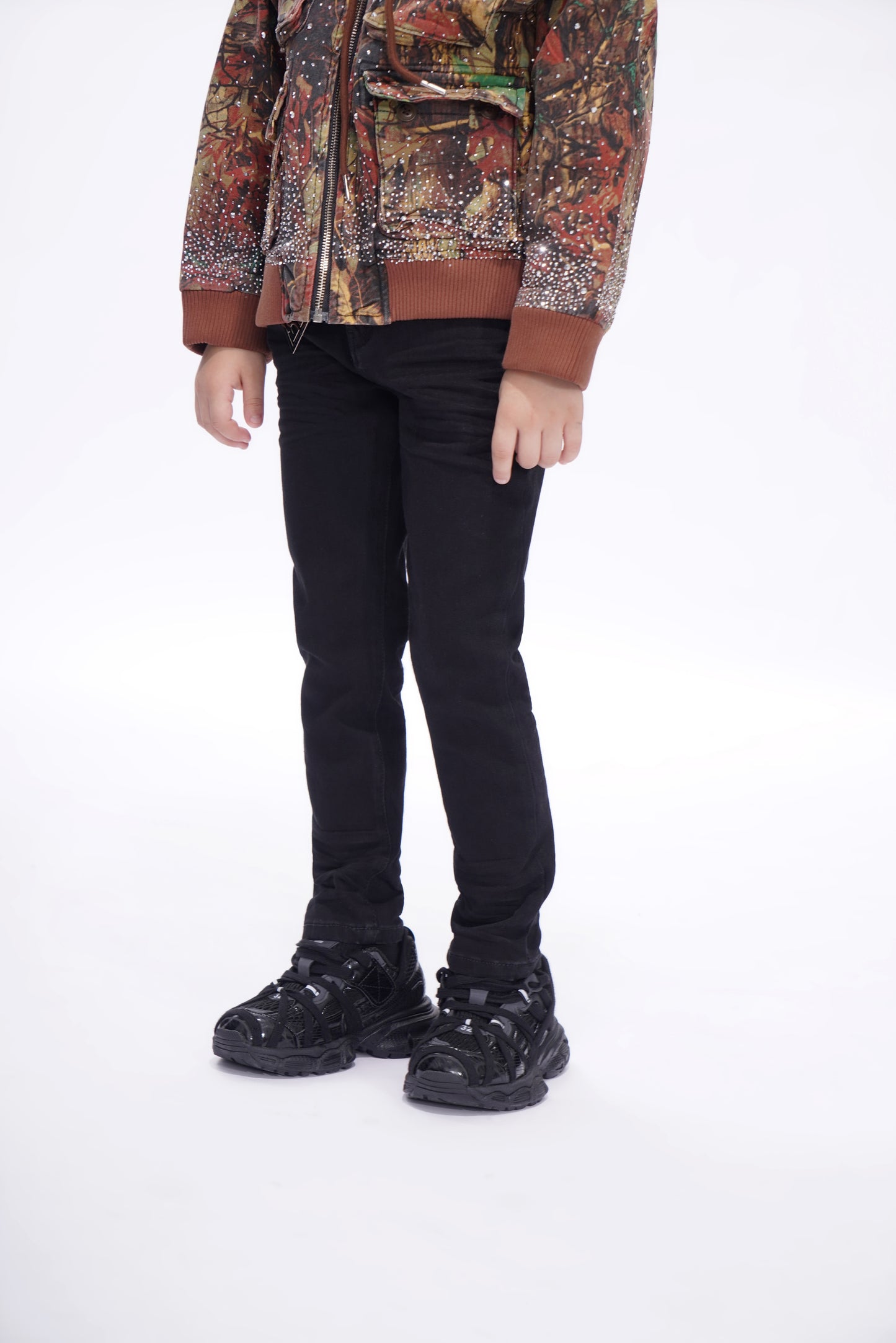 Jr.Slim Kids Black Jeans