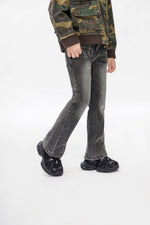 Jr.Stacked Kids Grey Jeans
