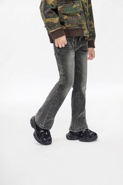 Kids Jr.Stacked Grey Jeans – Valabasas