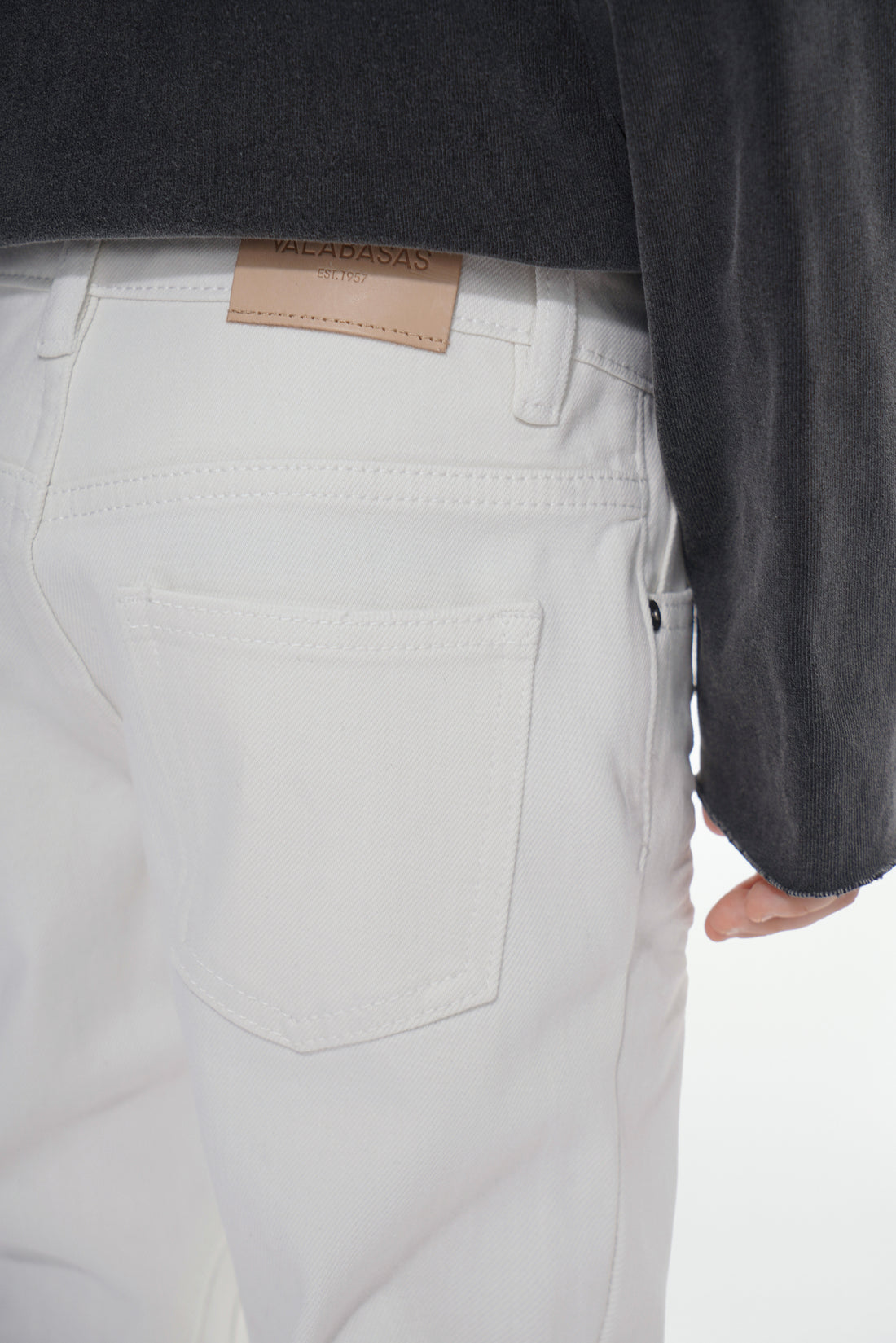 Jr.Stacked Kids Jeans White