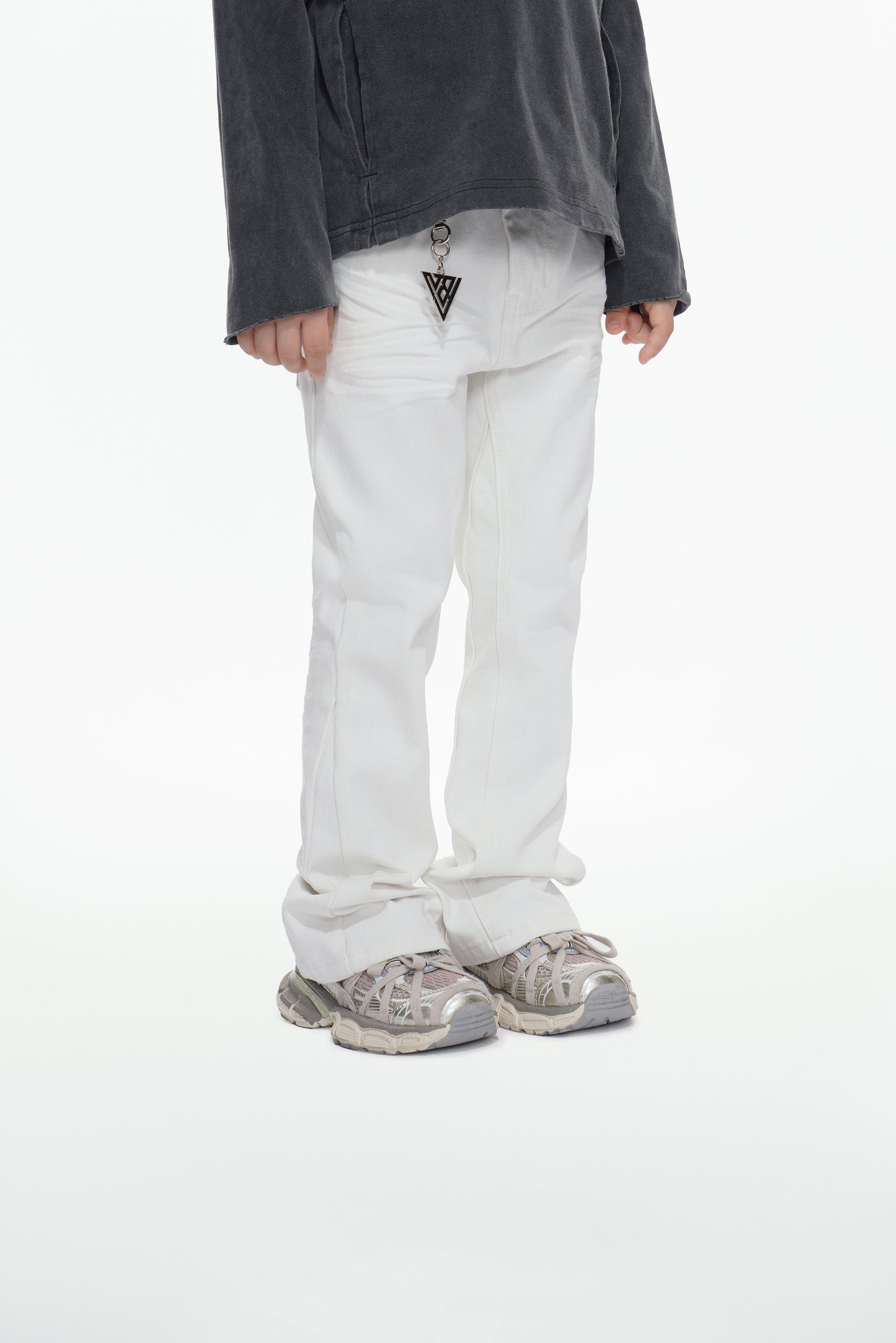 Jr.Stacked Kids Jeans White
