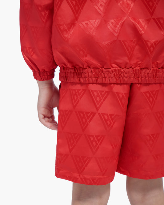 Kids Signature 2.0 Red Nylon Shorts