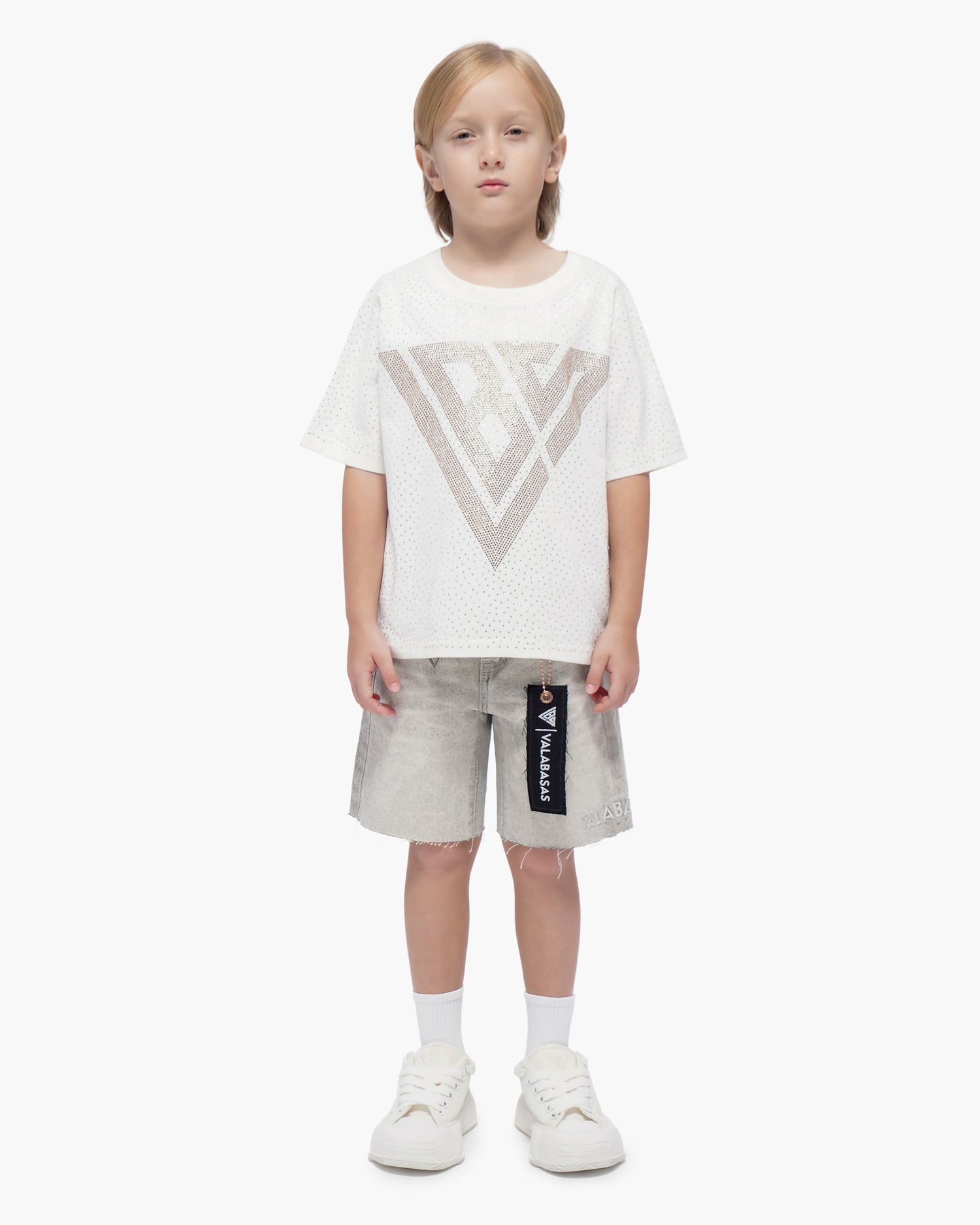 Kids Jr.Shorts Snow Grey