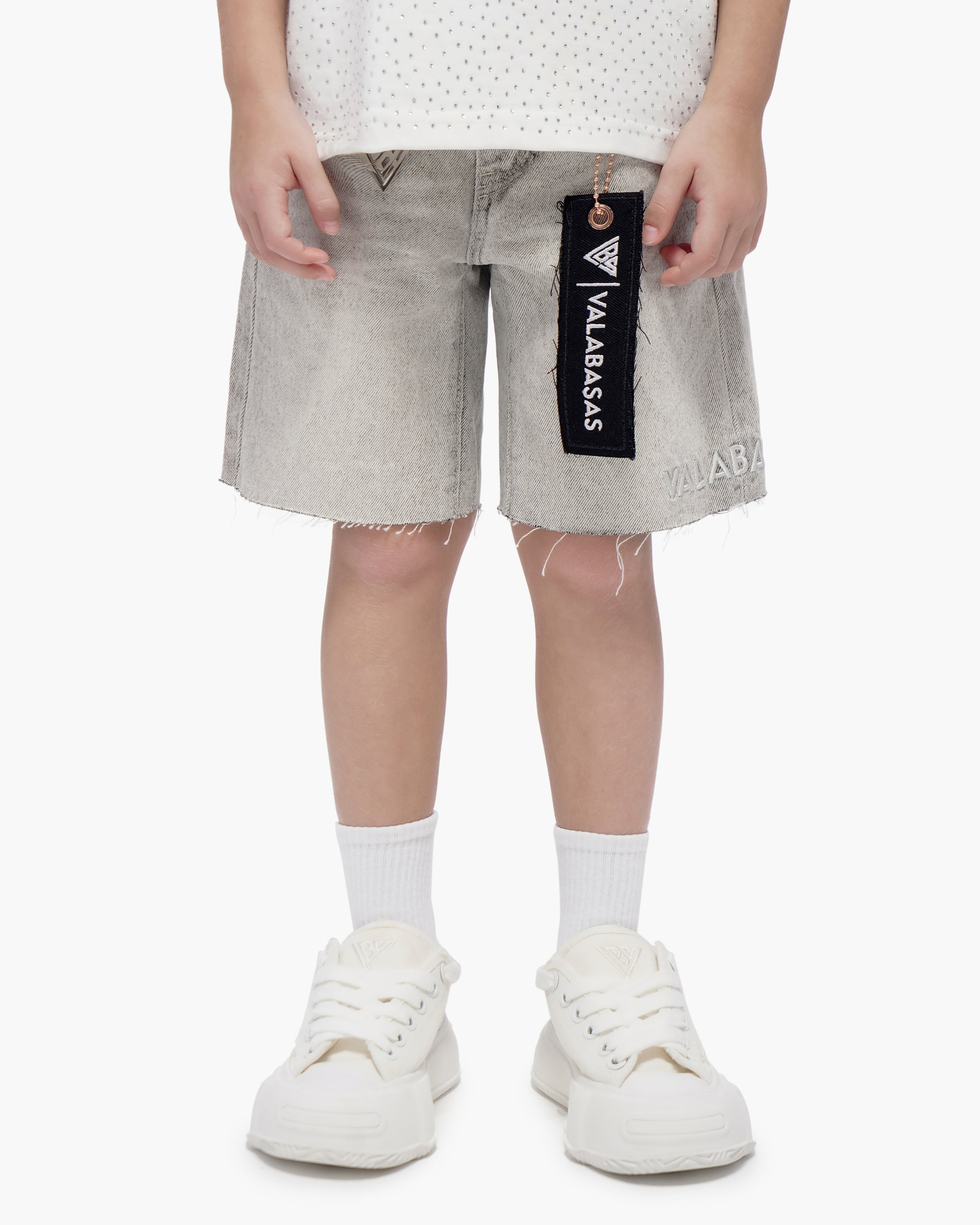 Kids Jr.Shorts Snow Grey