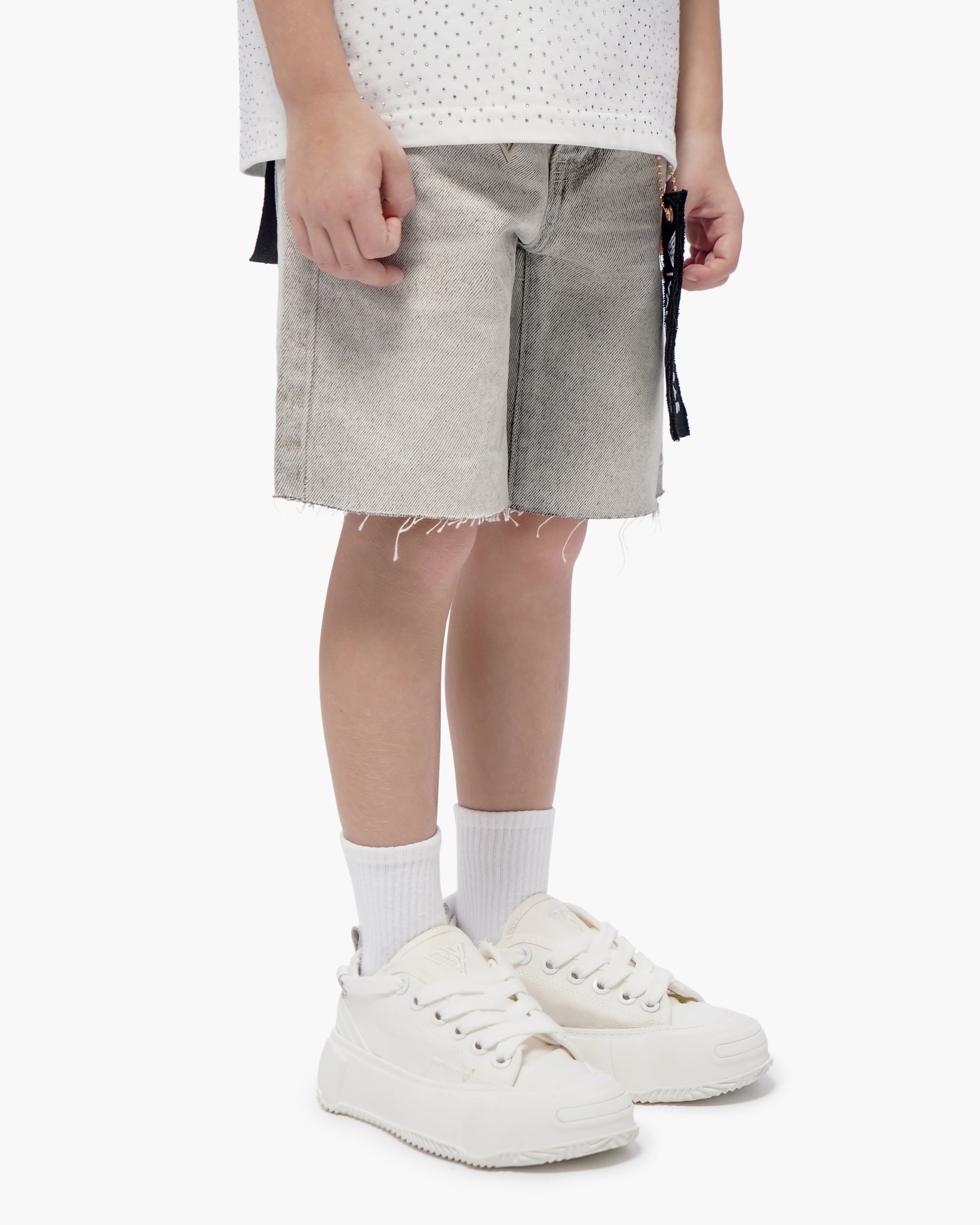 Kids Jr.Shorts Snow Grey