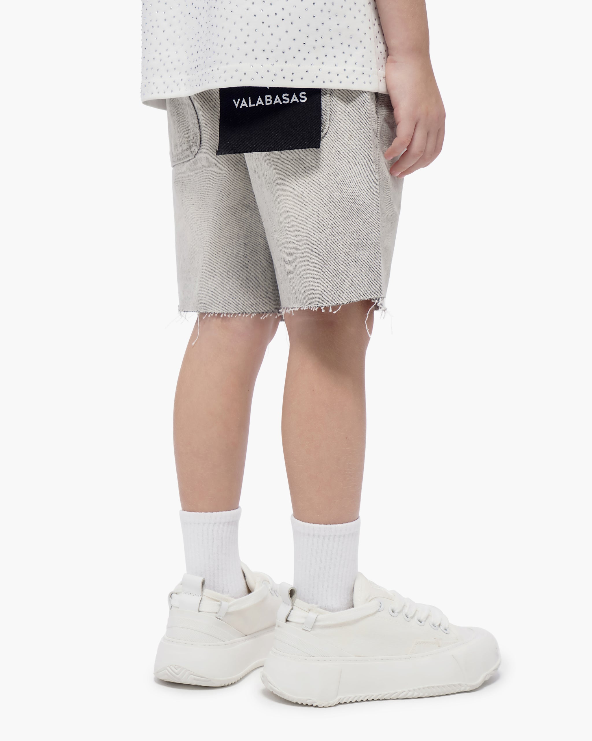 Kids Jr.Shorts Snow Grey