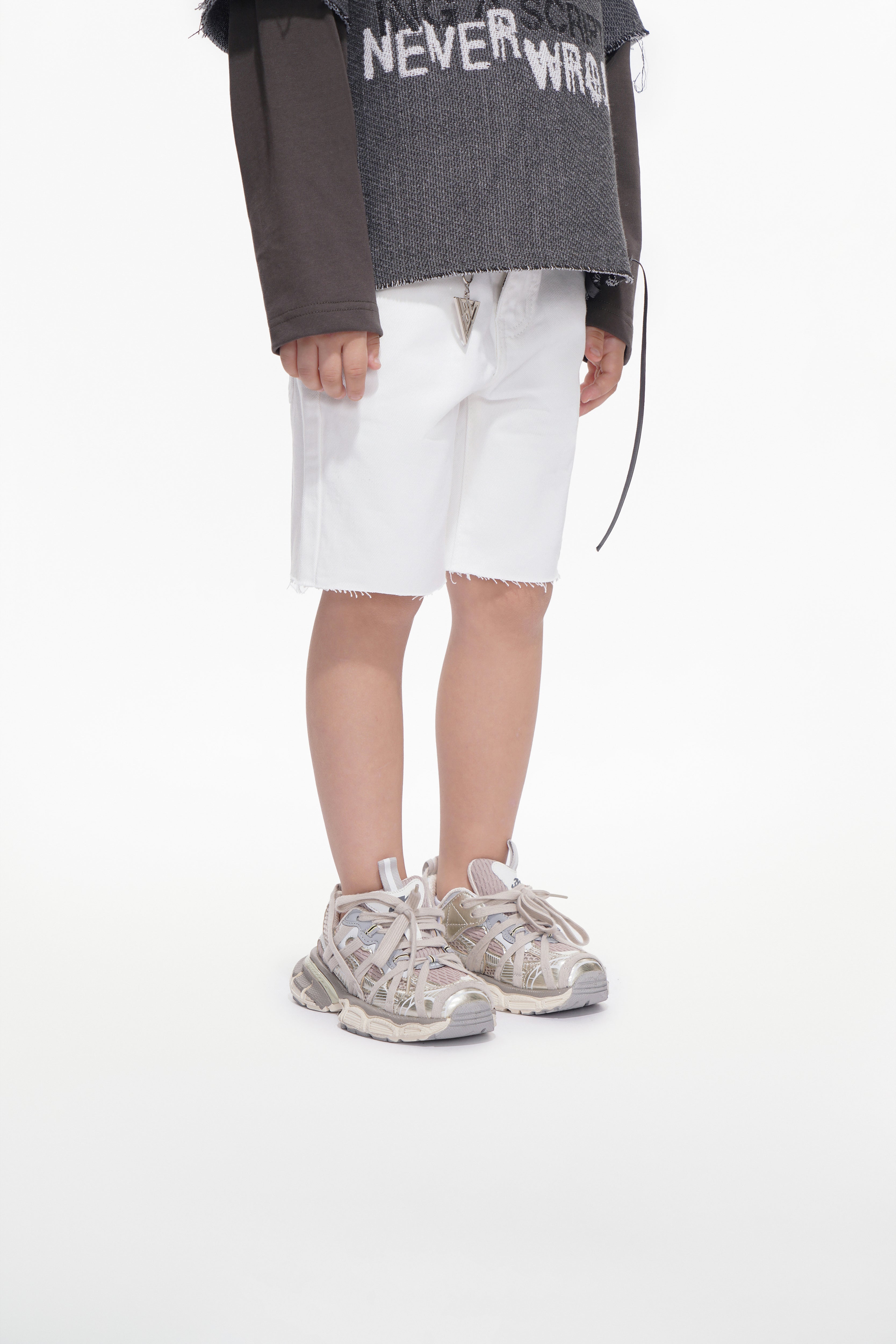 Jr. Shorts Kids Denim White
