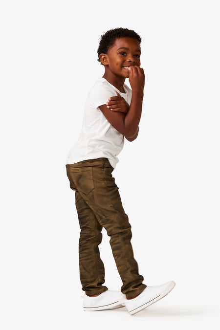 VPLAY KIDS JEANS "SOLO"  BROWN WASHED