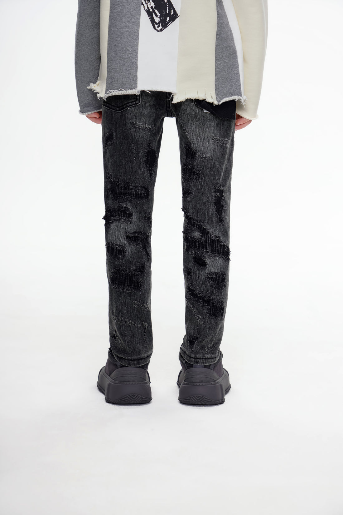 Kids Payload Skinny Grey Denim