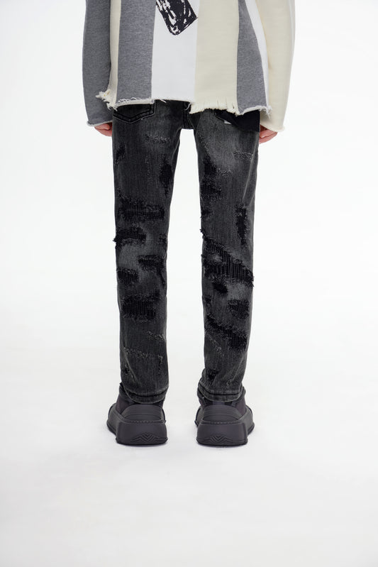 Kids Payload Skinny Grey Denim