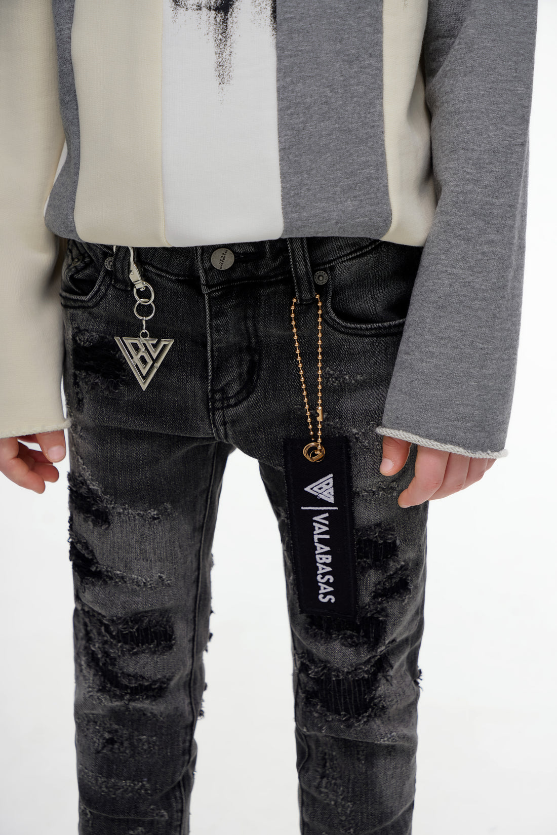 Kids Payload Skinny Grey Denim