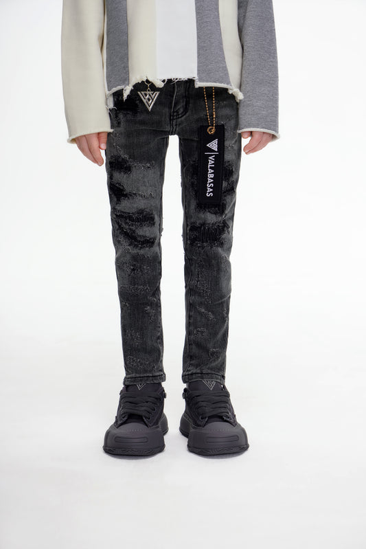 Kids Payload Skinny Grey Denim