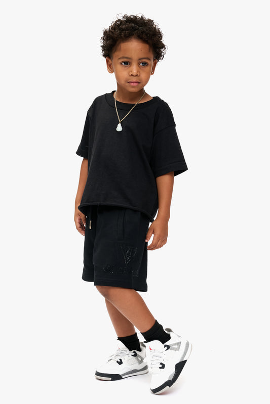 Kids Dunya Black Jorts