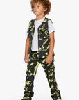 KIDS "BATTALION" VEST - NEON SHADOW