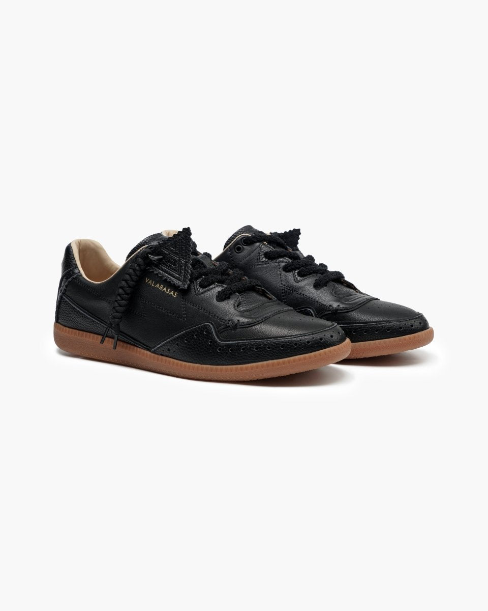 Abel 100 Black Leather Shoes - Valabasas