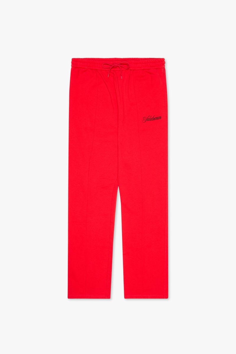 "ACE" STRAIGHT PANT RED - Valabasas