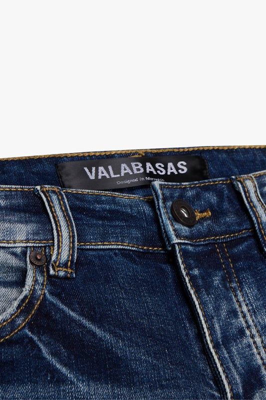 "ADAPT" VINTAGE V DARK BLUE WASHED - Valabasas