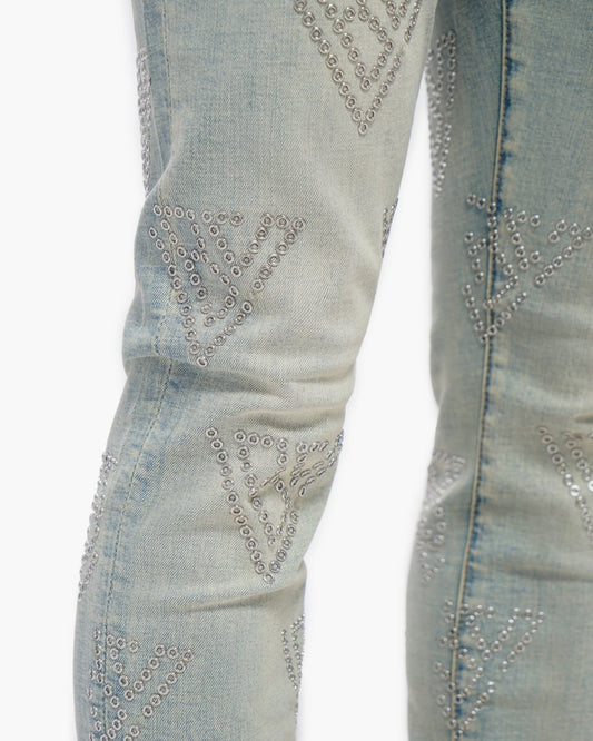 Aevorin Vintage Wash Skinny Jeans - Valabasas