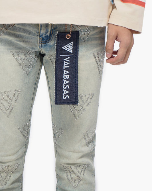 Aevorin Vintage Wash Skinny Jeans - Valabasas