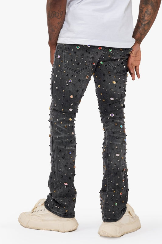 Alguero Black Grey Stacked - Valabasas