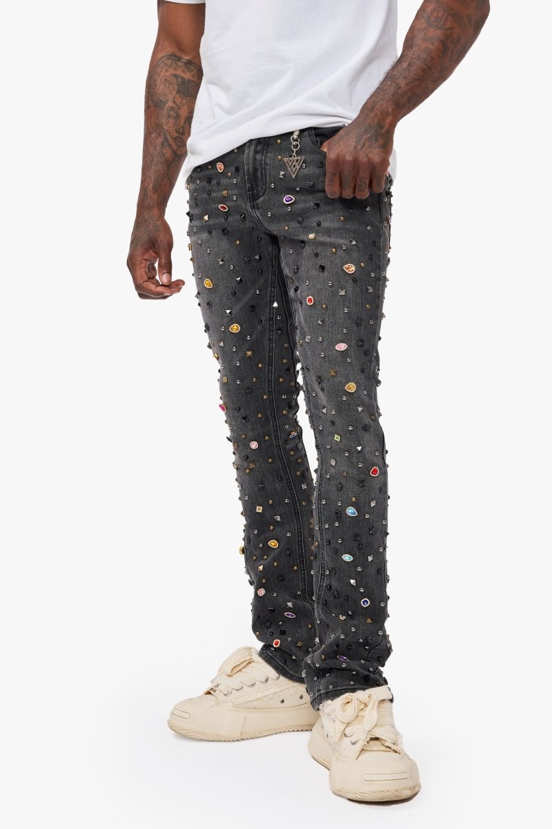 Alguero Black Grey Stacked - Valabasas