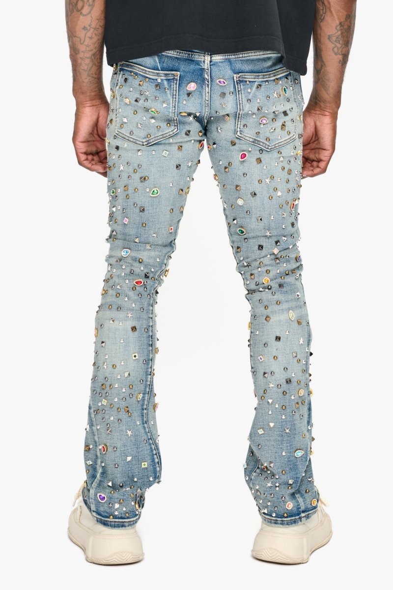 Alguero Blue Washed Stacked