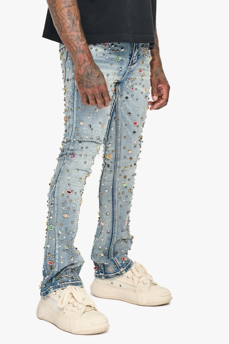 Alguero Blue Washed Stacked