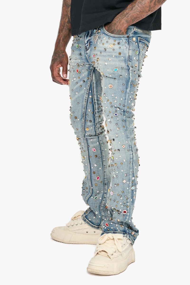 Alguero Blue Washed Stacked - Valabasas