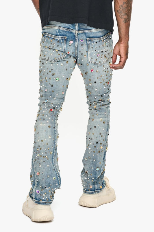 Alguero Blue Washed Stacked - Valabasas